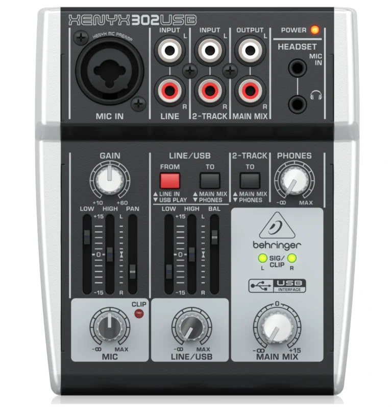 Behringer XENYX 302USB mixer